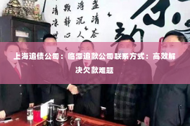 上海追债公司：临潭追款公司联系方式：高效解决欠款难题