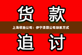 上海收账公司：伊宁清数公司联系方式