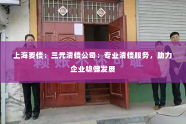 上海要债：三元清债公司：专业清债服务，助力企业稳健发展
